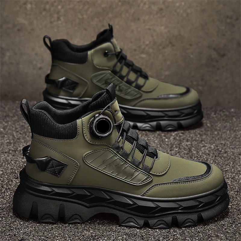 Bottines homme rétro décontractées à semelle épaisse🔥Achetez 2 livraisons gratuites