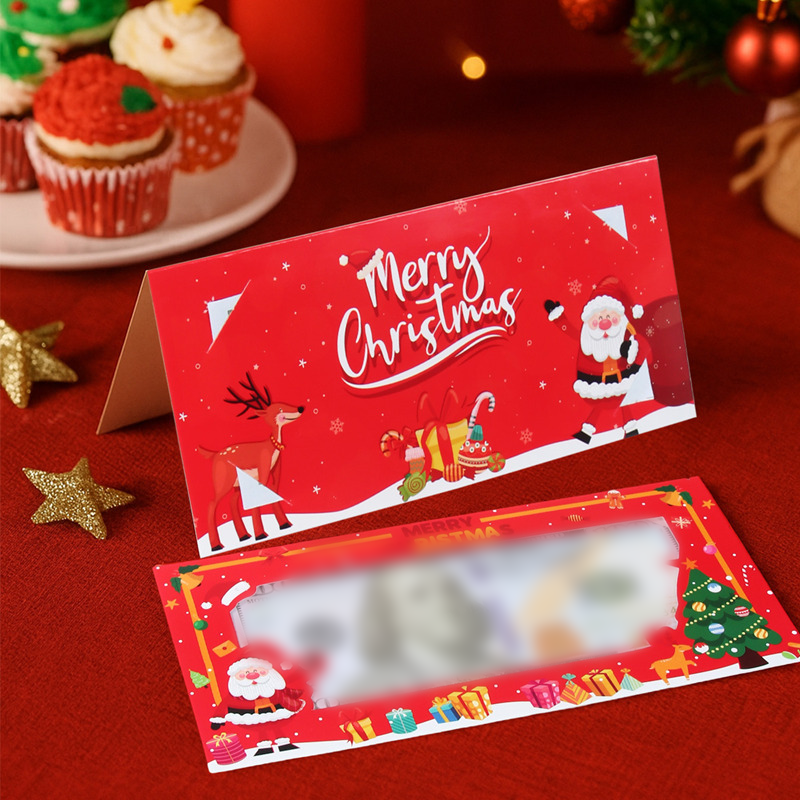 Porte-cartes-cadeaux de Noël motif dessin animé