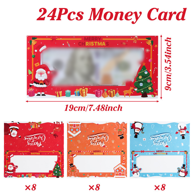Porte-cartes-cadeaux de Noël motif dessin animé