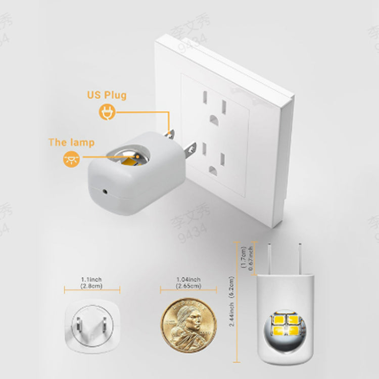 Veilleuse murale LED intelligente avec variateur automatique