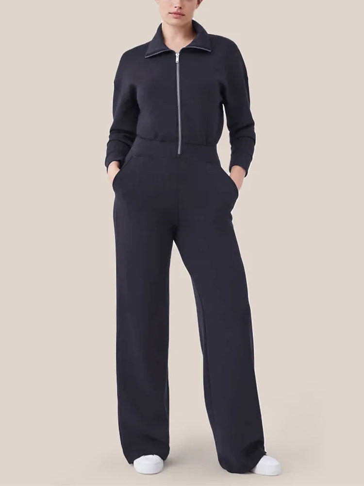 Combinaison à manches longues et jambes larges🔥Achetez 2 livraisons gratuites