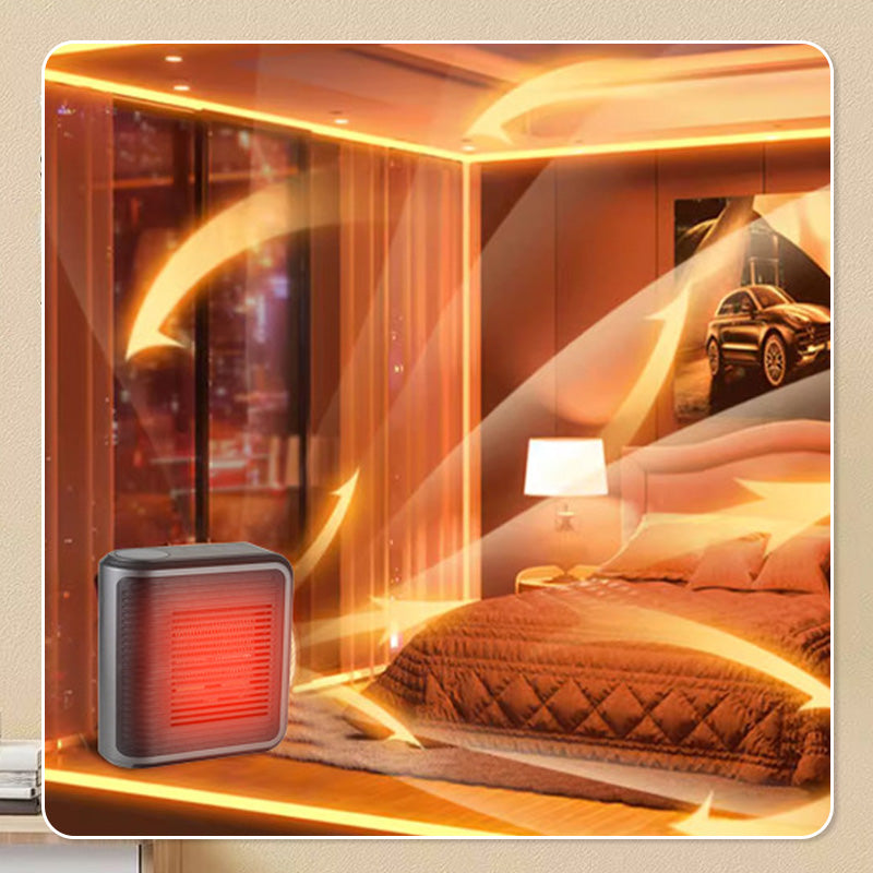 🔥Offre à durée limitée-Chauffage d'appoint 800W à prise murale avec thermostat réglable et minuteri