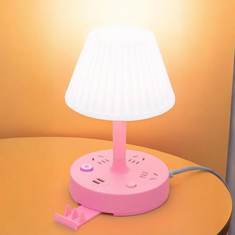 📢📢50% de réduction ! ✨ Idée Cadeau Hiver : Lampe d’Appoint avec Double Prise (USB + Secteur) - Confort & Sécurité
