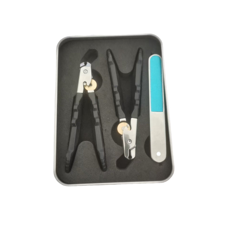 Coupe-ongles professionnel en acier inoxydable pour ongles épais, large ouverture, verrouillage de sécurité, sans éclaboussures, pour les doigts fins et élégants.