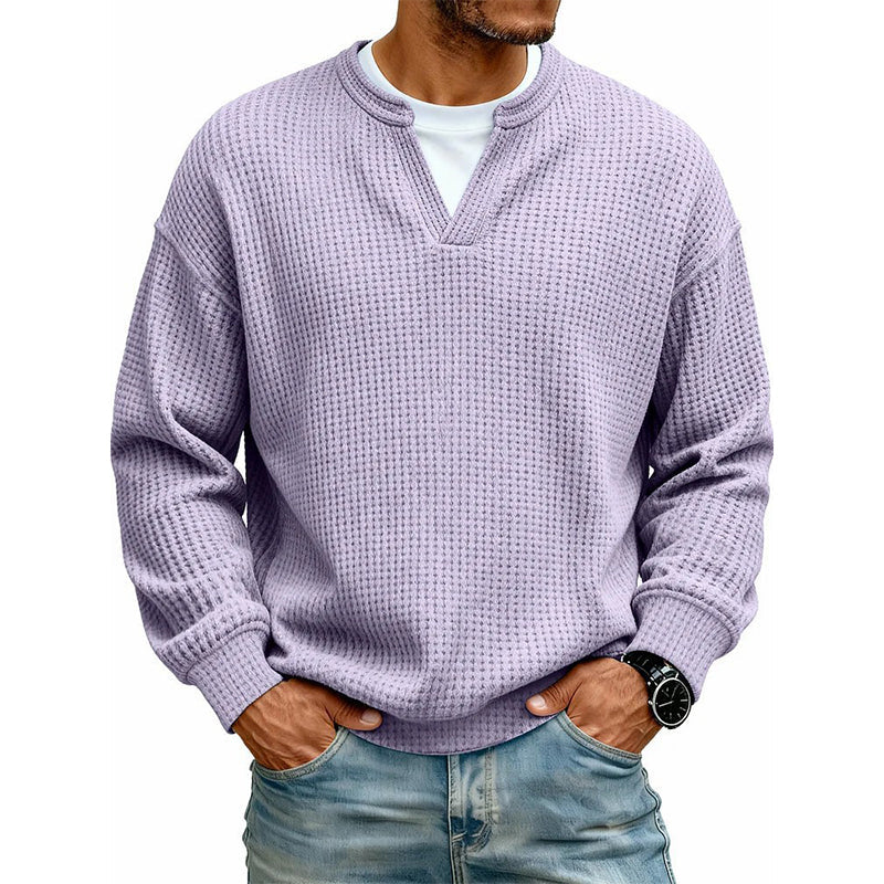 ✨ OFFRE PRIVILÈGE · -50 % | Haut Homme Gaufré Effet 2-en-1