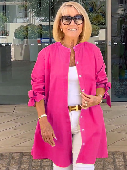 ✨Nouveaux arrivages✨Vestes longues en coton de couleur unie