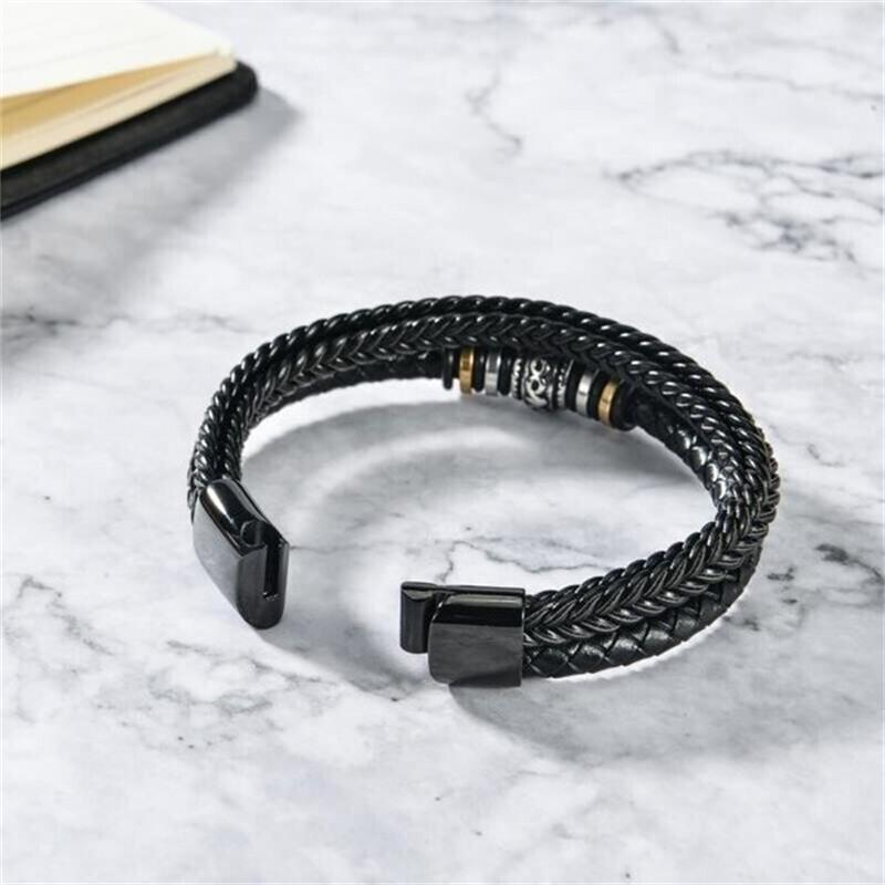 Je serai toujours avec toi - Bracelet double rangée