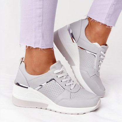 Chaussures orthopédiques à semelle épaisse pour femmes