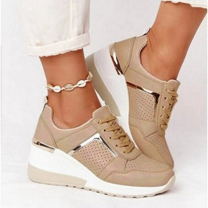 Chaussures orthopédiques à semelle épaisse pour femmes