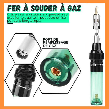 🥳Réduction de 50 %🔥Fer à souder portable 4 en 1 à gaz🔥