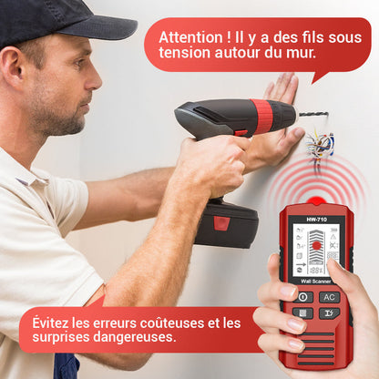 📢📢50 % de réduction !!!⏰Détecteur mural portable multifonction