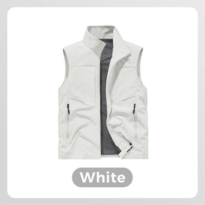 ⏳ Réduction de 50% pour une durée limitée💥Gilet utilitaire imperméable pour hommes