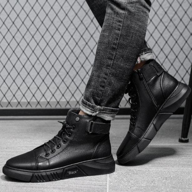 👍Chaussures en cuir de qualité pour hommes