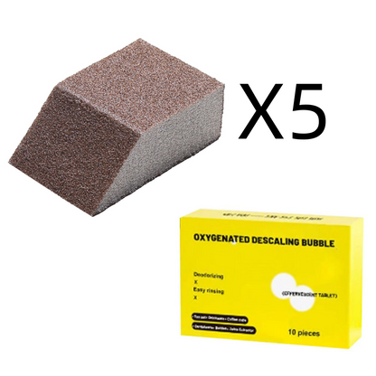 Éponge abrasive pour les taches tenaces