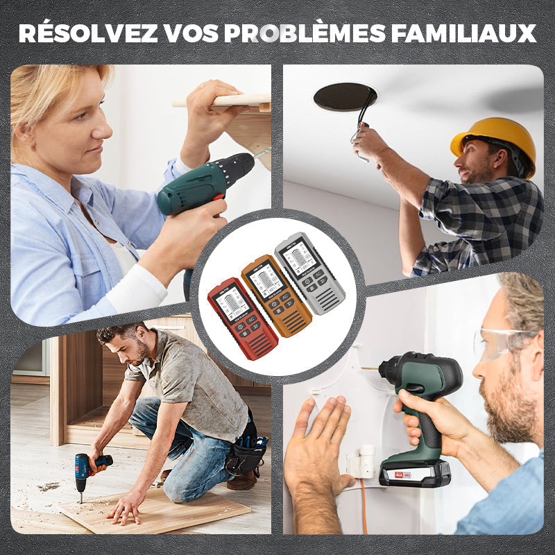 📢📢50 % de réduction !!!⏰Détecteur mural portable multifonction