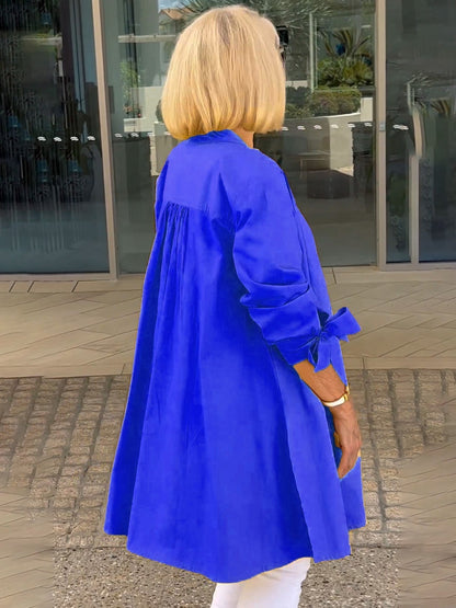 ✨Nouveaux arrivages✨Vestes longues en coton de couleur unie