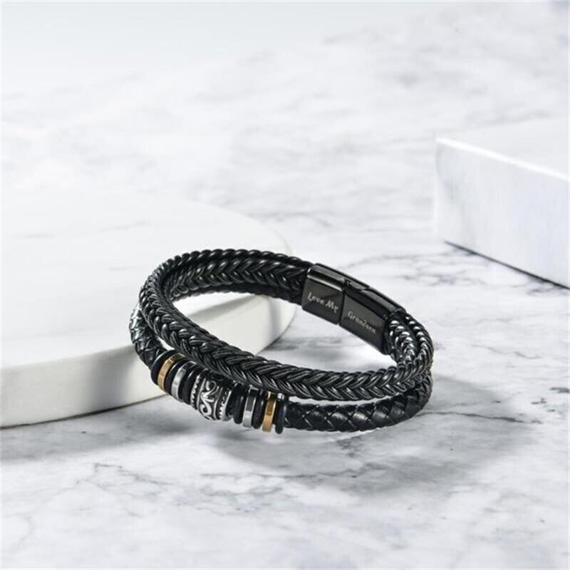 Je serai toujours avec toi - Bracelet double rangée