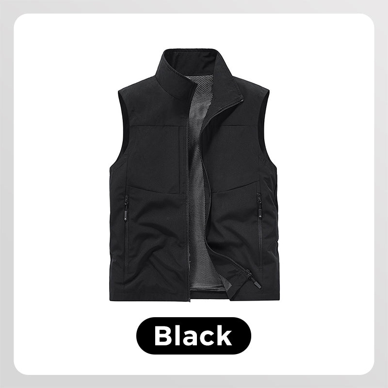 ⏳ Réduction de 50% pour une durée limitée💥Gilet utilitaire imperméable pour hommes