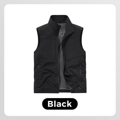 ⏳ Réduction de 50% pour une durée limitée💥Gilet utilitaire imperméable pour hommes