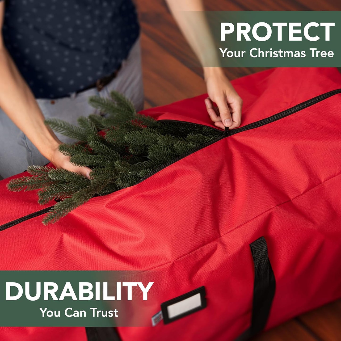 🎅🌟Sac de rangement imperméable et résistant pour sapin de Noël 🎄