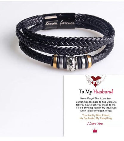 Je serai toujours avec toi - Bracelet double rangée