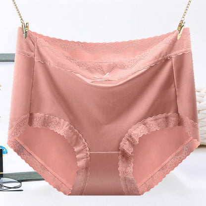 Culotte Gainante Sans Couture en Soie Glacée Satinée de Luxe