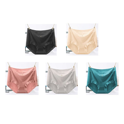 Culotte Gainante Sans Couture en Soie Glacée Satinée de Luxe