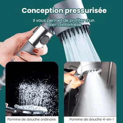 🏆🛁Ensemble de pommeau de douche multifonctionnel haute pression🫧