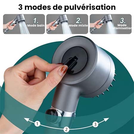 🏆🛁Ensemble de pommeau de douche multifonctionnel haute pression🫧