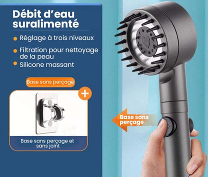 🏆🛁Ensemble de pommeau de douche multifonctionnel haute pression🫧