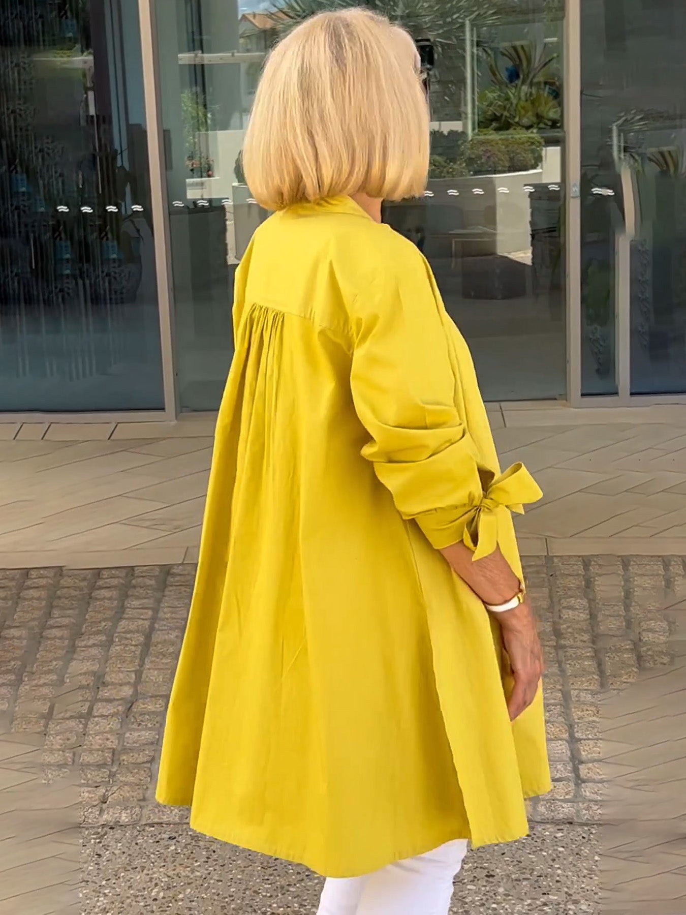 ✨Nouveaux arrivages✨Vestes longues en coton de couleur unie