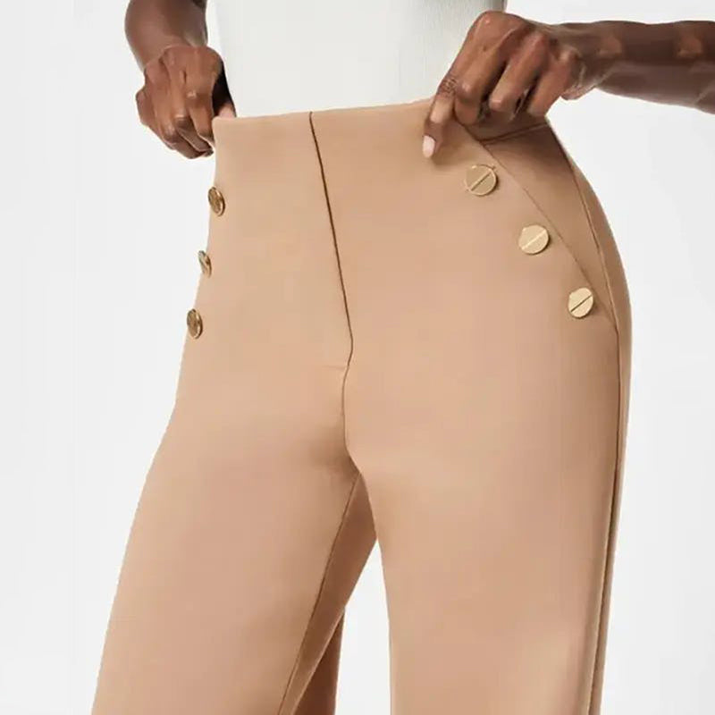 ✨⏳ Nouveautés 2026 — 58 % de réduction pour une durée limitée ⏰ Pantalon large taille haute ultra-extensible pour femmes grandes tailles 👖