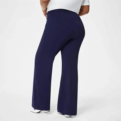 ✨⏳ Nouveautés 2026 — 58 % de réduction pour une durée limitée ⏰ Pantalon large taille haute ultra-extensible pour femmes grandes tailles 👖