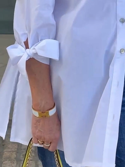 ✨Nouveaux arrivages✨Vestes longues en coton de couleur unie