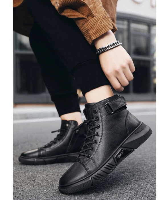 👍Chaussures en cuir de qualité pour hommes