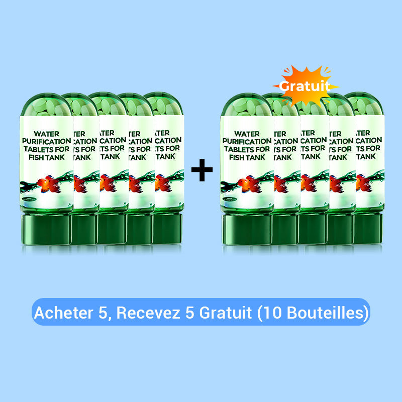 📍Série pour Aquarium🥰Comprimé Puissant de Purification de l'Eau pour Aquarium