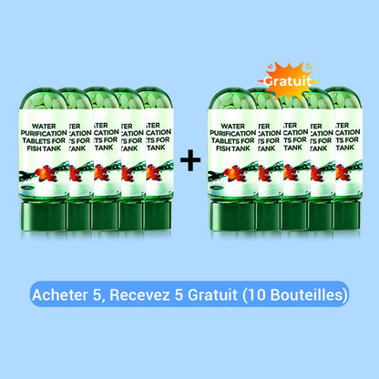 📍Série pour Aquarium🥰Comprimé Puissant de Purification de l'Eau pour Aquarium
