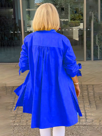 ✨Nouveaux arrivages✨Vestes longues en coton de couleur unie