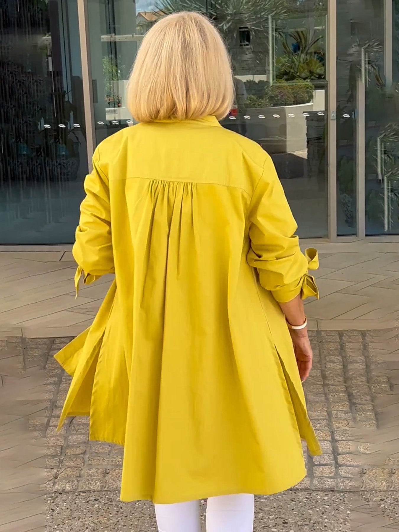 ✨Nouveaux arrivages✨Vestes longues en coton de couleur unie