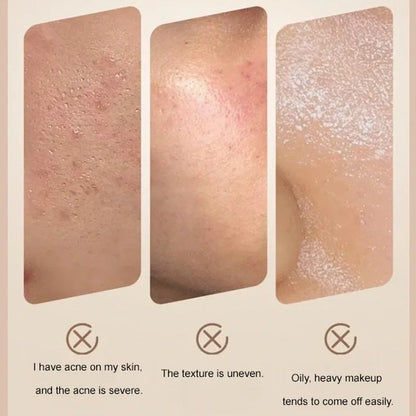 ✨️Vente flash✨️Bâton de Fond de Teint Mat Velouté avec Brosse Fine