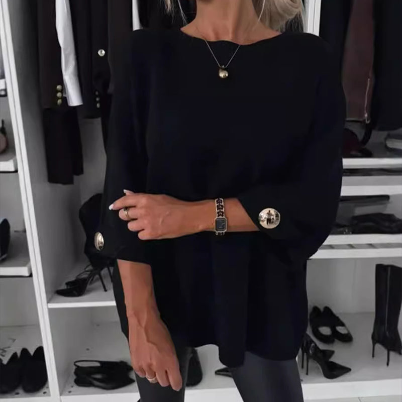 🎀Soldes limitées 54 % de réduction🎀Haut classique en tricot uni pour femme