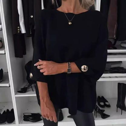 🎀Soldes limitées 54 % de réduction🎀Haut classique en tricot uni pour femme
