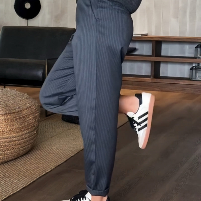 🔥Nouveau best-seller🔥Pantalon Tailleur Droit Décontracté Taille Haute pour Femmes