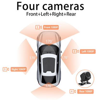 💥Offres spéciales sur les nouveaux produits 2025💥 Enregistreur de voiture 4 canaux 1080P
