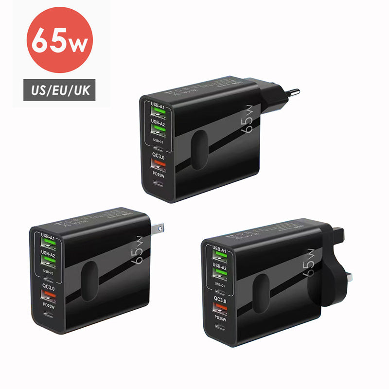🎉VENTE DU DERNIER JOUR 60% DE RÉDUCTION🔥[Cadeau pratique] Chargeur rapide à ports multiples 65W & 120W