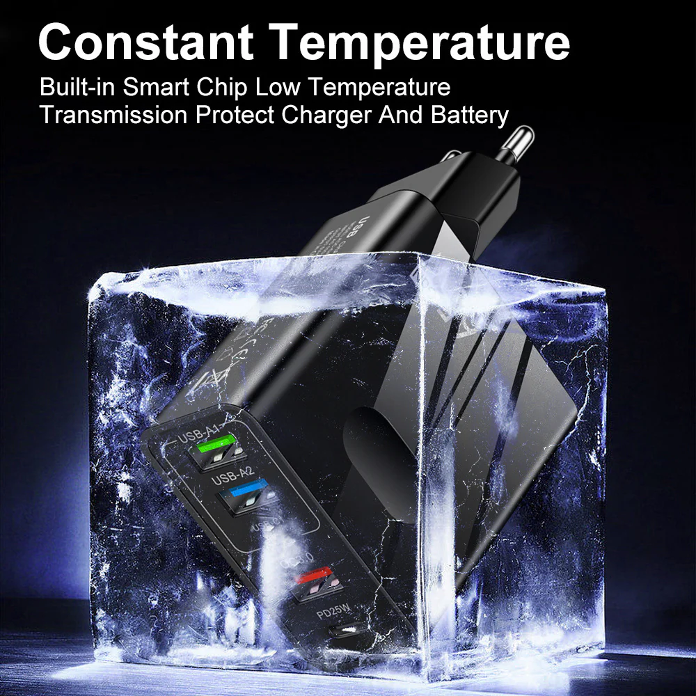 🎉VENTE DU DERNIER JOUR 60% DE RÉDUCTION🔥[Cadeau pratique] Chargeur rapide à ports multiples 65W & 120W