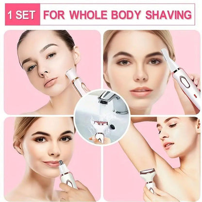 Rasoir électrique sans fil 4 en 1 pour femmes