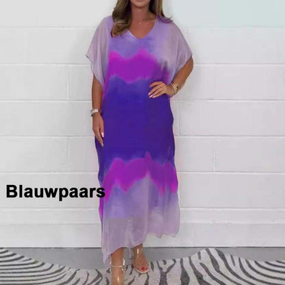 Summer Limited Time 49% Off🔥✨Women Comfortable Casual Chiffon Dip Dye Dress
