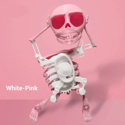 ⏳Réduction limitée de 50%💥Jouet de décoration squelette dansant imprimé en 3D