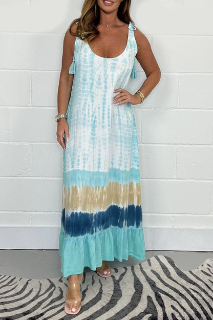 🔥ACHETEZ 2 ET OBTENEZ 10 % DE RÉDUCTION💝Robe longue Tye Dye